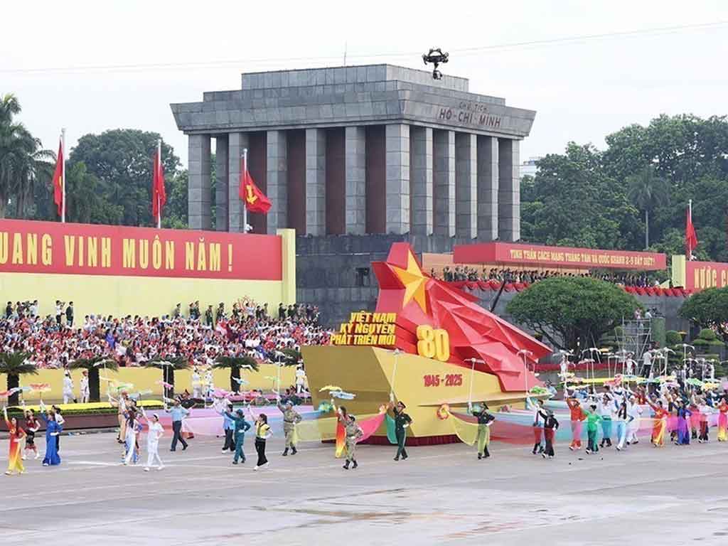Tudo está pronto no Vietnã para o grande desfile do Dia Nacional
